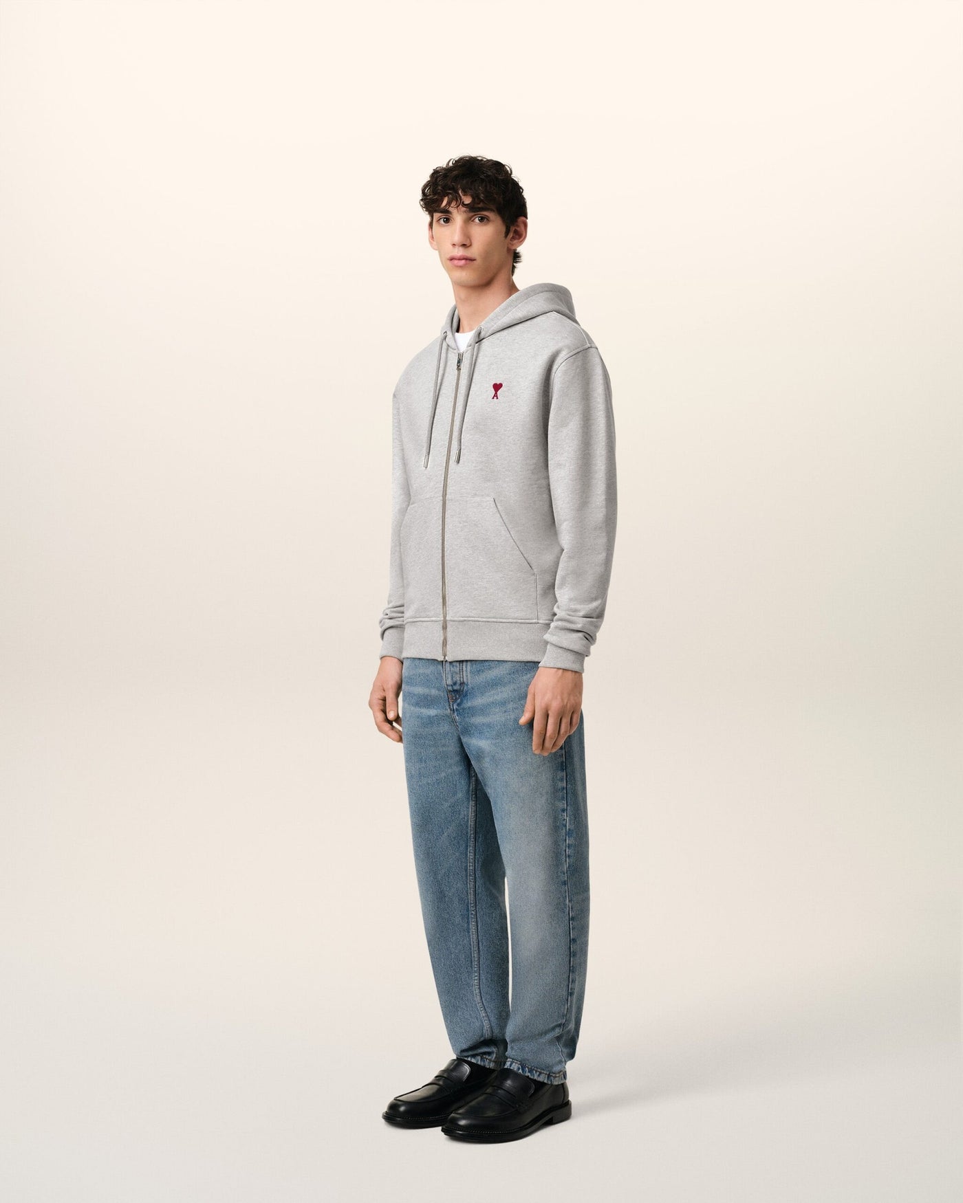 Hoodie zippé Ami Paris