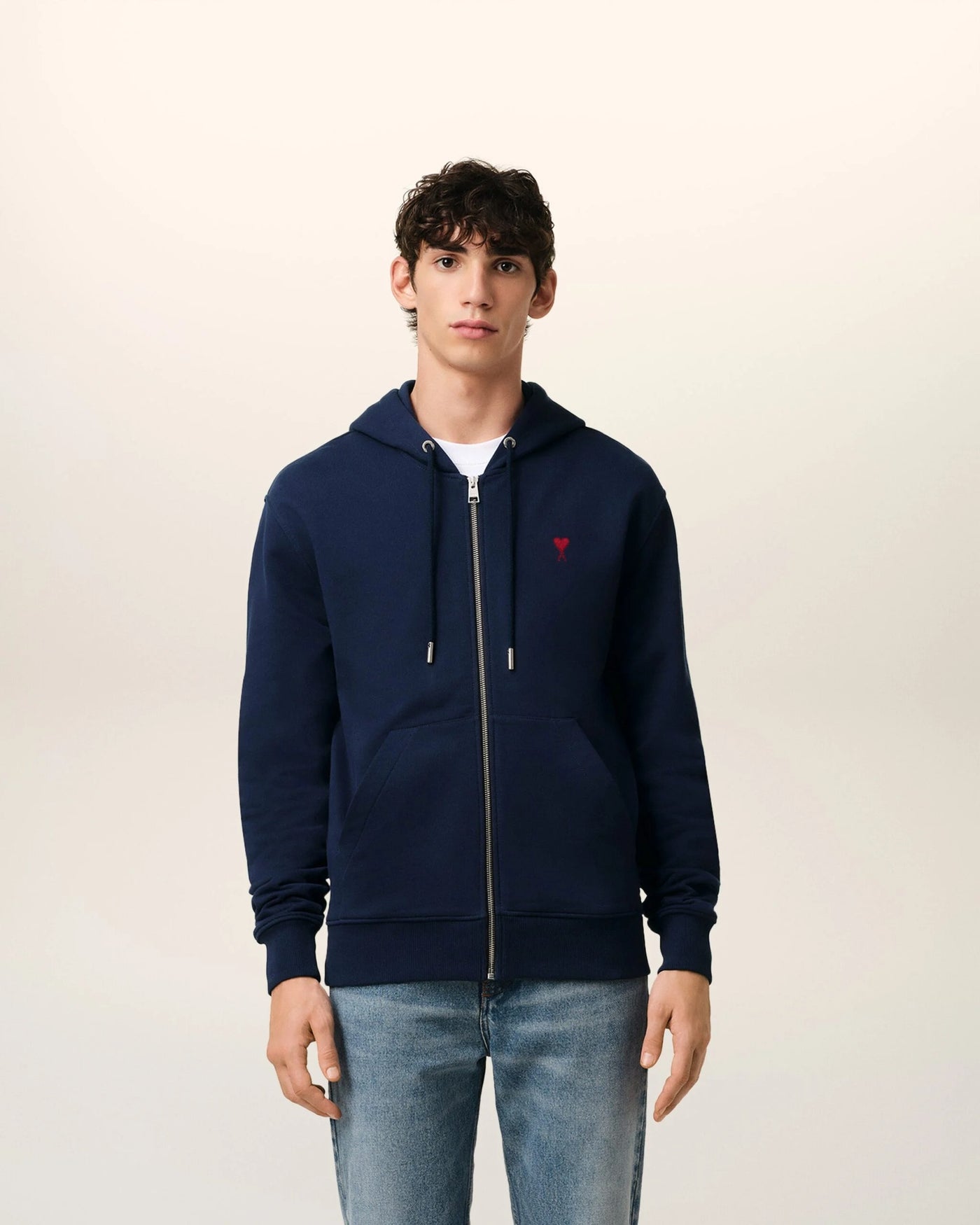 Hoodie zippé Ami Paris