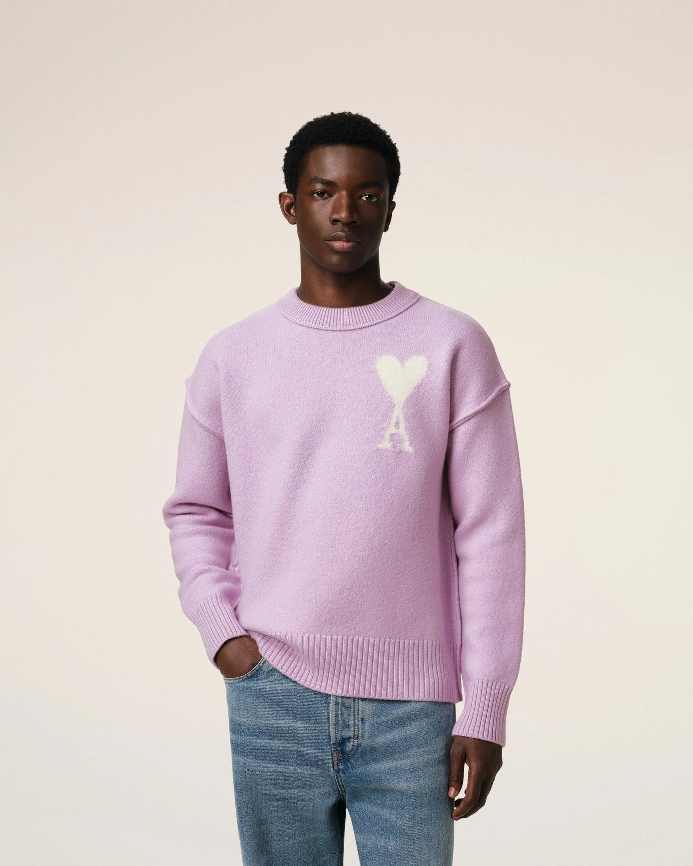 Pull Ami Paris Coeur en laine