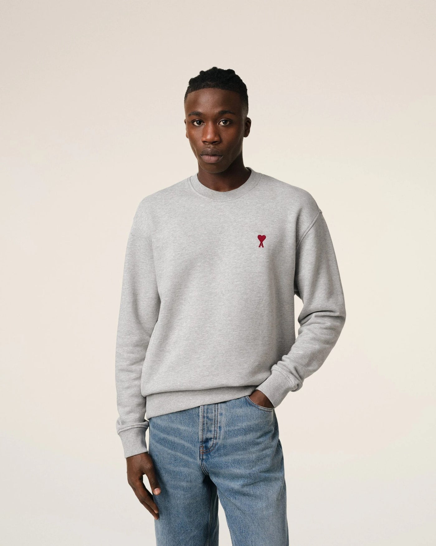 Pull Ami Paris Coeur en coton