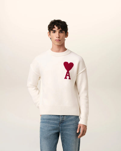Pull Ami Paris Coeur en laine