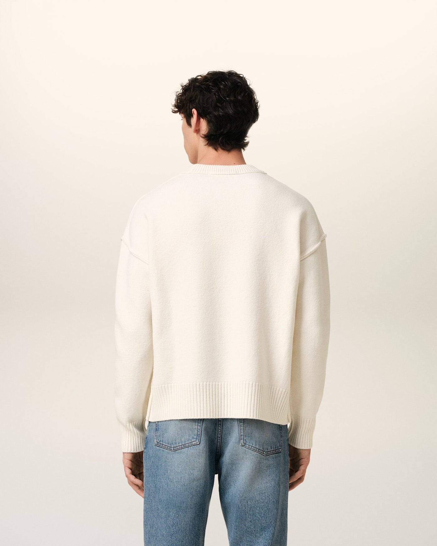 Pull Ami Paris Coeur en laine