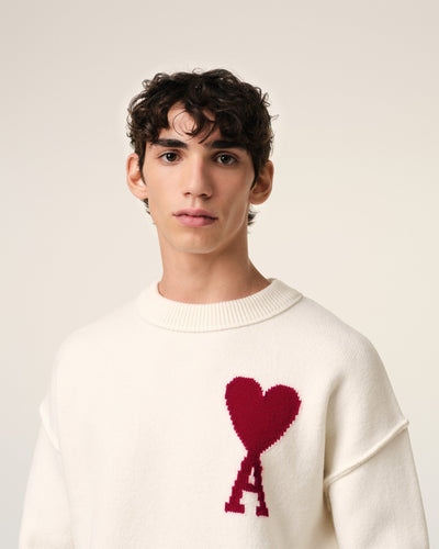 Pull Ami Paris Coeur en laine