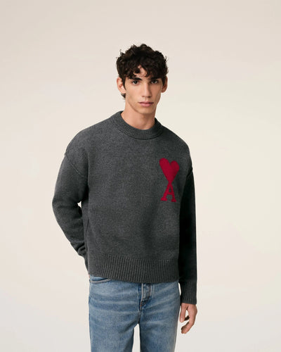 Pull Ami Paris Coeur en laine